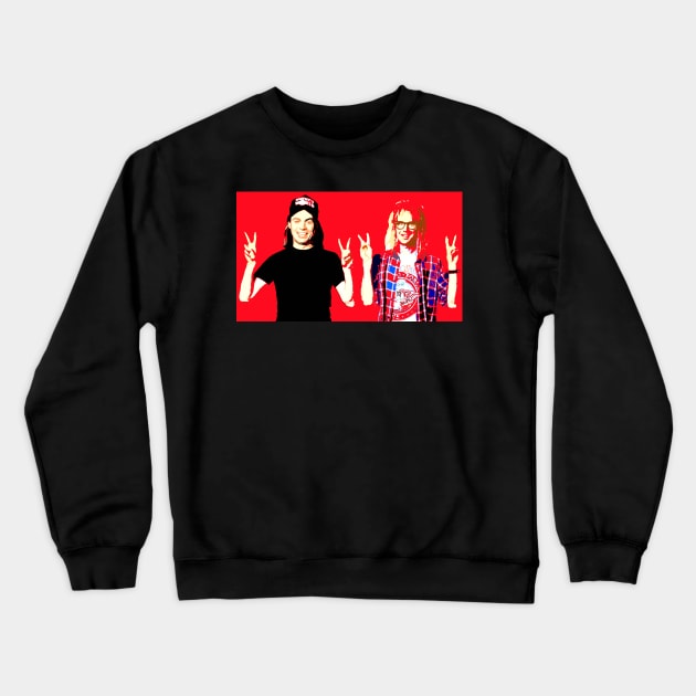 mike myers dana carvey Crewneck Sweatshirt by oryan80